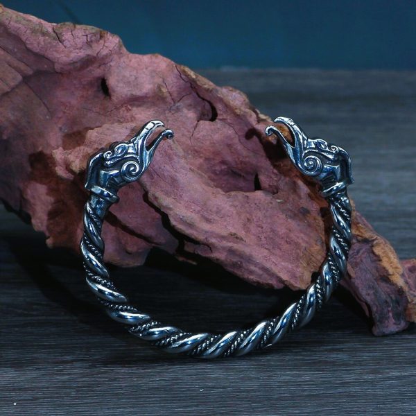 Bracelet nordique viking les corbeaux Reafan