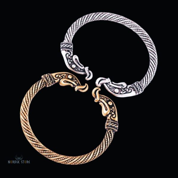 Bracelets viking de Lagertha femme guerrière viking en acier argent ou bronze, cadeau homme femme