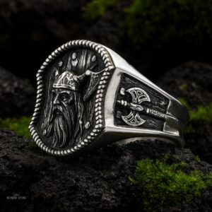 chevalière viking Björn côtes de fer, cadeau
