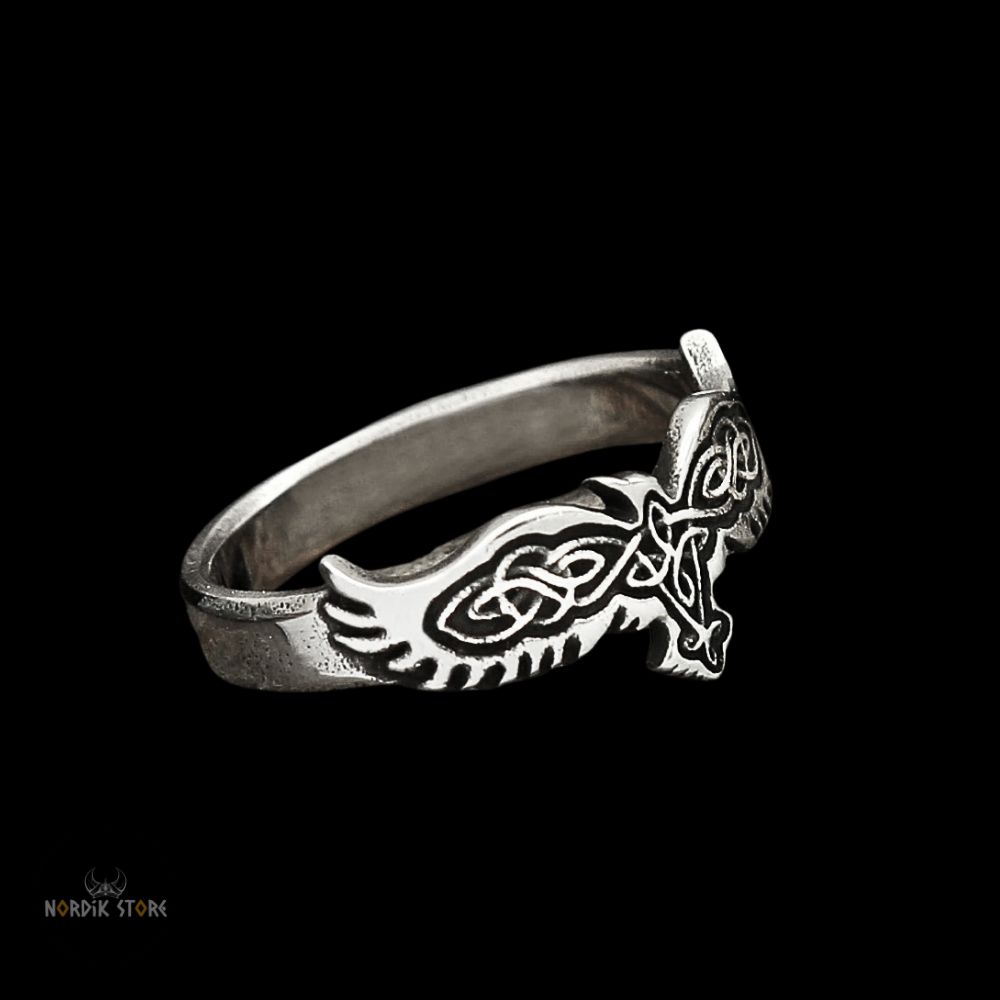 Anneau et bague viking Aigle Celtique, cadeau