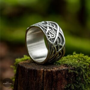 anneau viking Ouroboros, cadeau homme ou ados