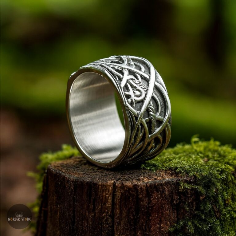 anneau viking Ouroboros, cadeau homme ou ados