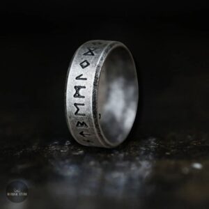 anneau alliance viking union odinique, cadeau couple homme
