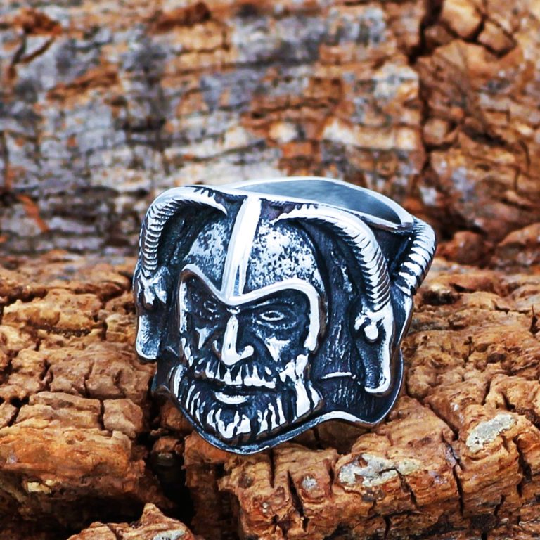 Bague viking les boucs de Thor