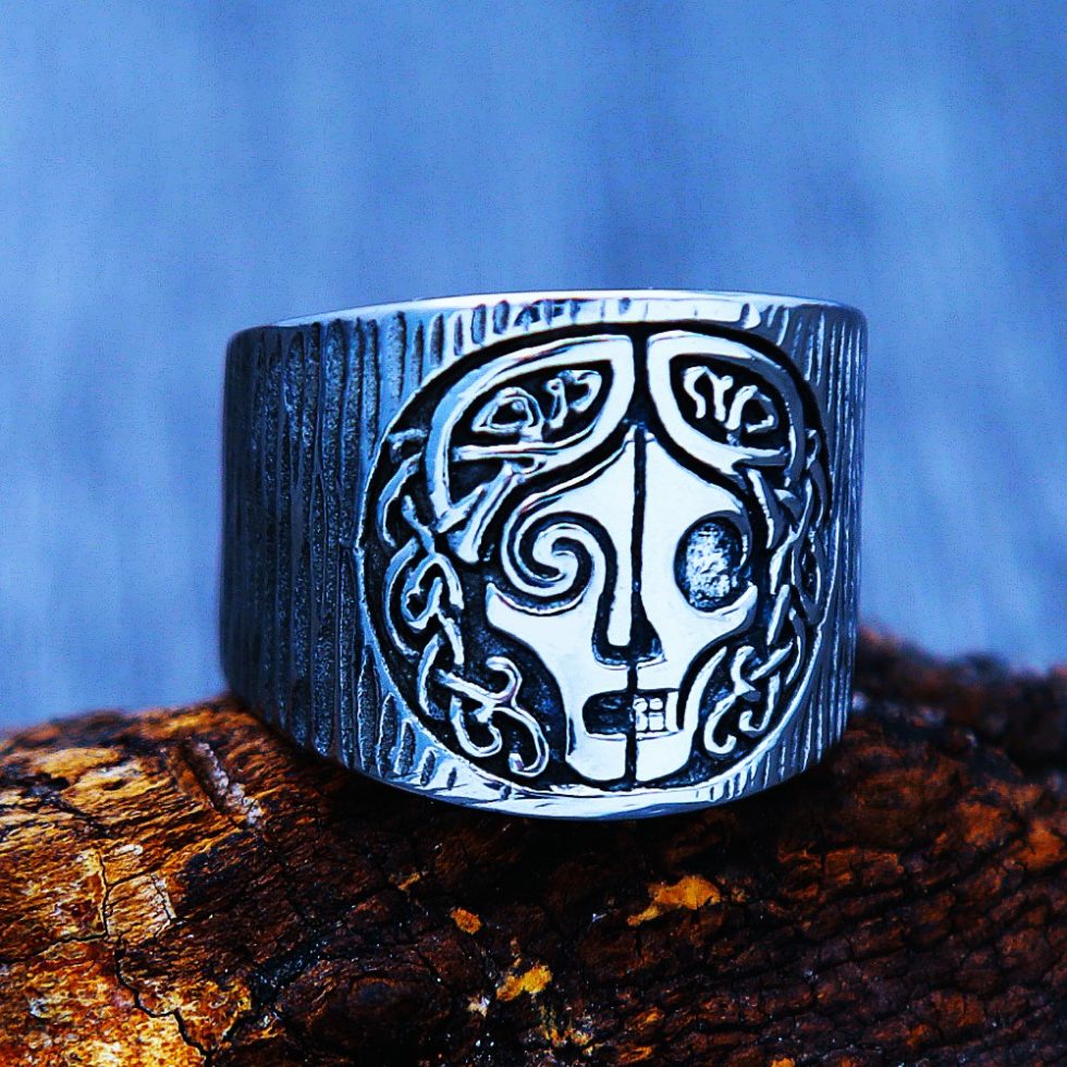 Bague Mf Doom Bague Tete De Mort Acheter Bague De Déesse Pour Homme, Mased, Tête Mort Grecque Amulette Du Totem La Vintage Hip Hop Bijoux Punk Rock Non 1065341221 Bagues Mythologie Grecque