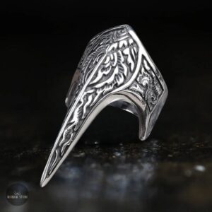 Bague viking griffe du loup Fenrir, cadeau