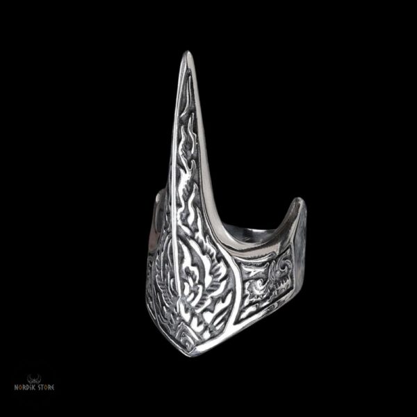 Bague viking griffe du loup Fenrir, cadeau homme femme