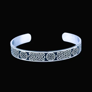 Bracelet noeud celtique argent style 2