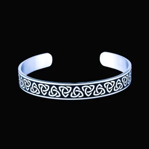 Bracelet noeud celtique argent style 5