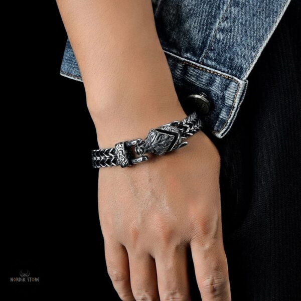 Bracelet viking force de Fenrir, cadeau