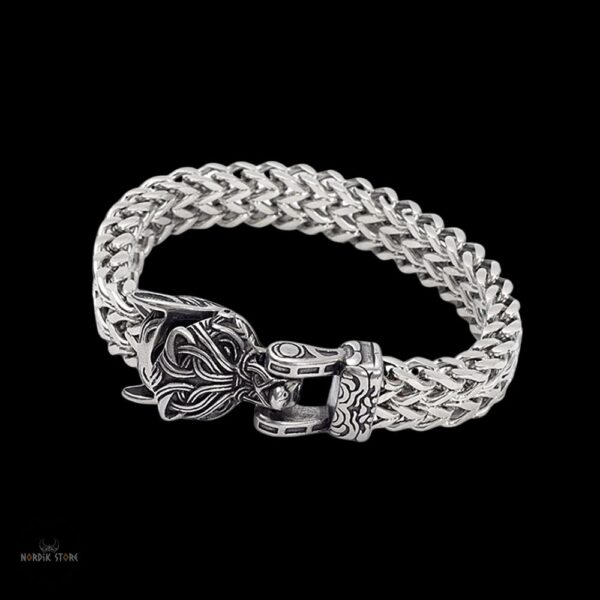 Bracelet viking force de Fenrir, cadeau homme