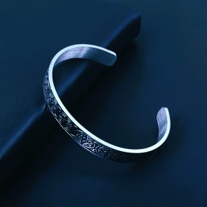 Bracelet viking noeud Triquetra argent