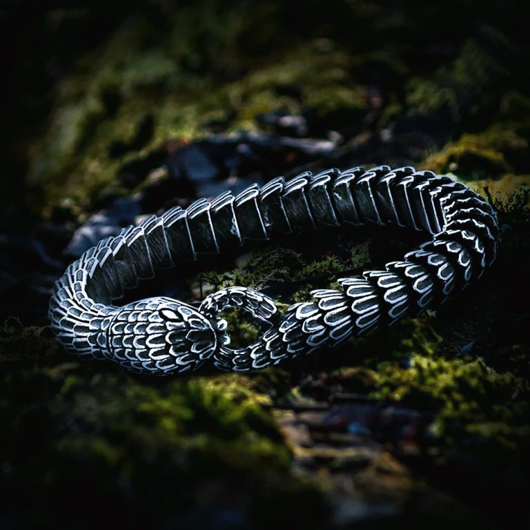 Bracelet viking serpent Jörmungand