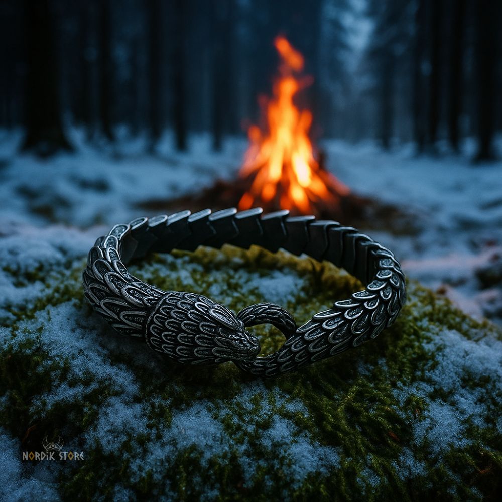 bracelet viking du serpent Jörmungand, cadeau