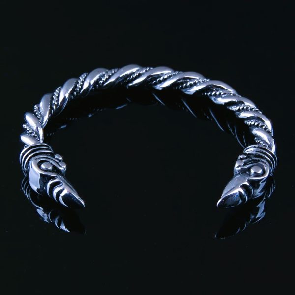 Bracelet viking les yeux d'Odin argent