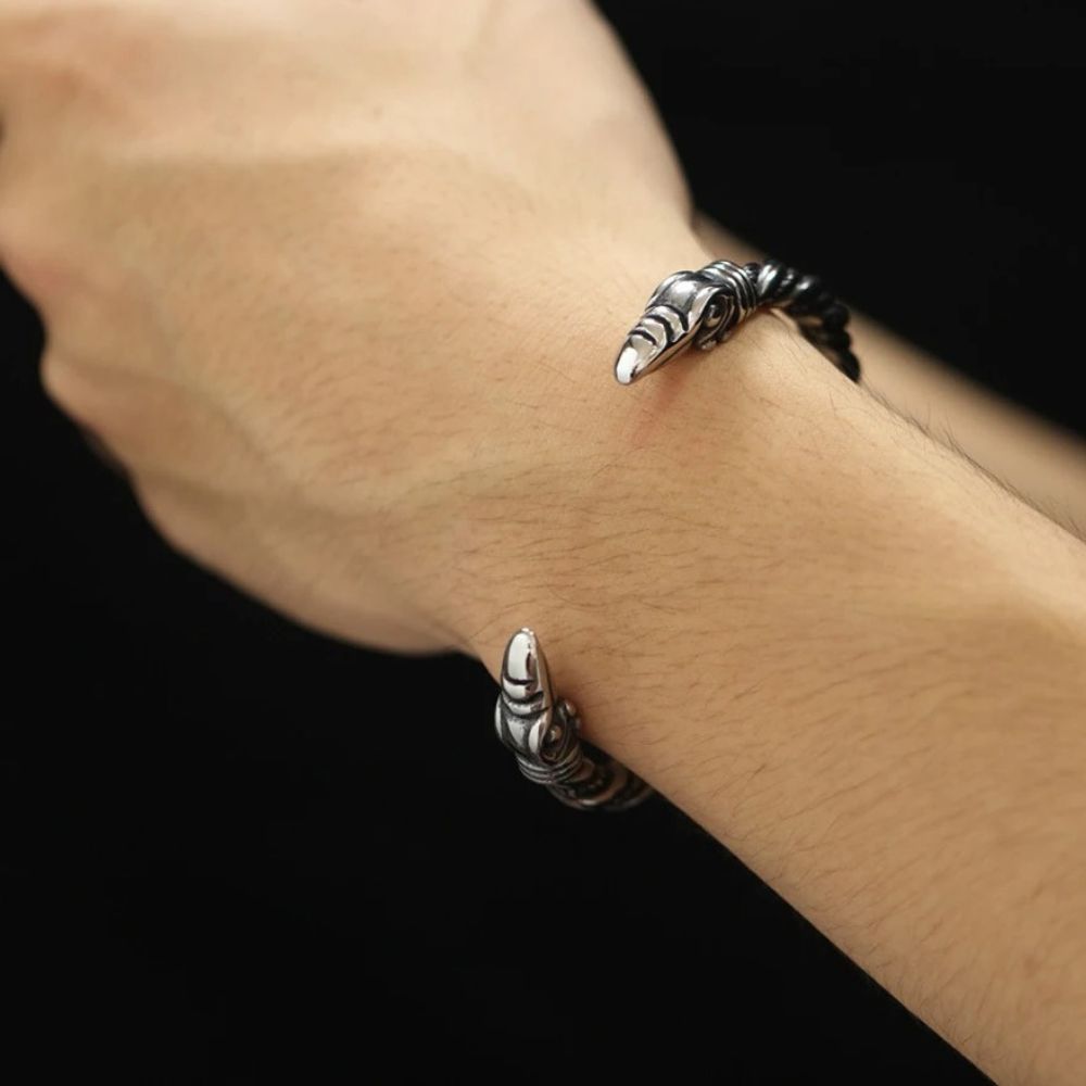 bracelet viking les yeux d'Odin, cadeau homme et femme