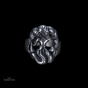 chevalière l'Infini Yggdrasil en acier, cadeau