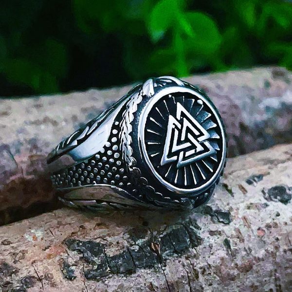 Chevalière Valknut viking