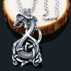 Collier dragon viking Jormungand