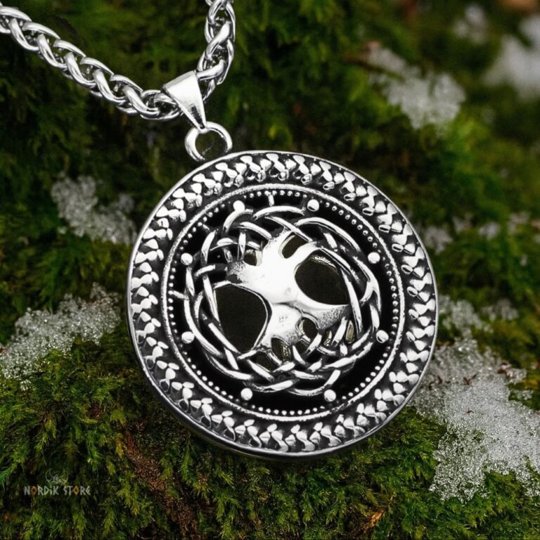 Collier Racines d'Yggdrasil l'arbre de vie, cadeau