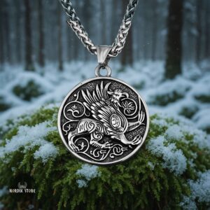 collier viking Dragon Nidhogg, cadeau
