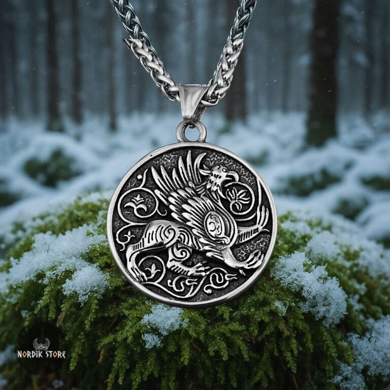 collier viking Dragon Nidhogg, cadeau