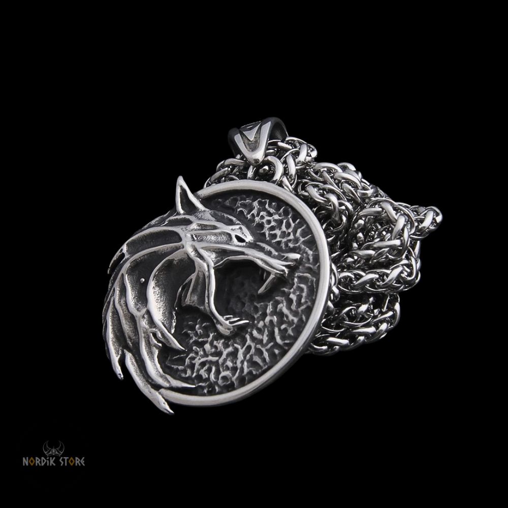 collier viking Loup Vánargand, cadeau homme et ados