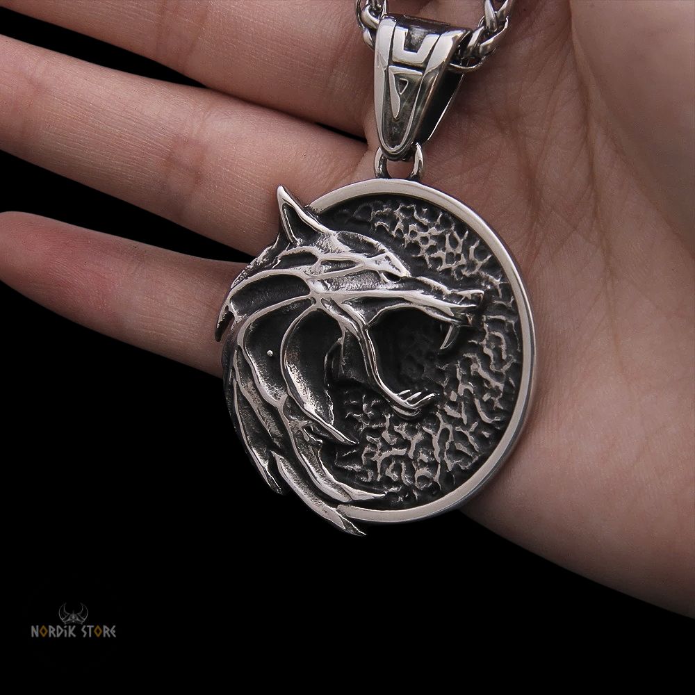 collier viking Loup Vánargand, cadeau homme