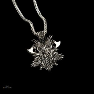 collier viking Odin argent, cadeau
