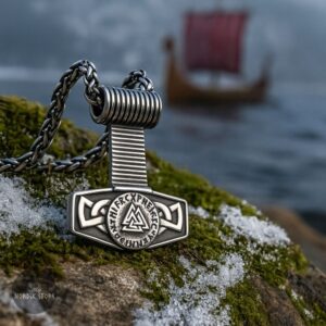 collier viking tonnerre de Thor, cadeau