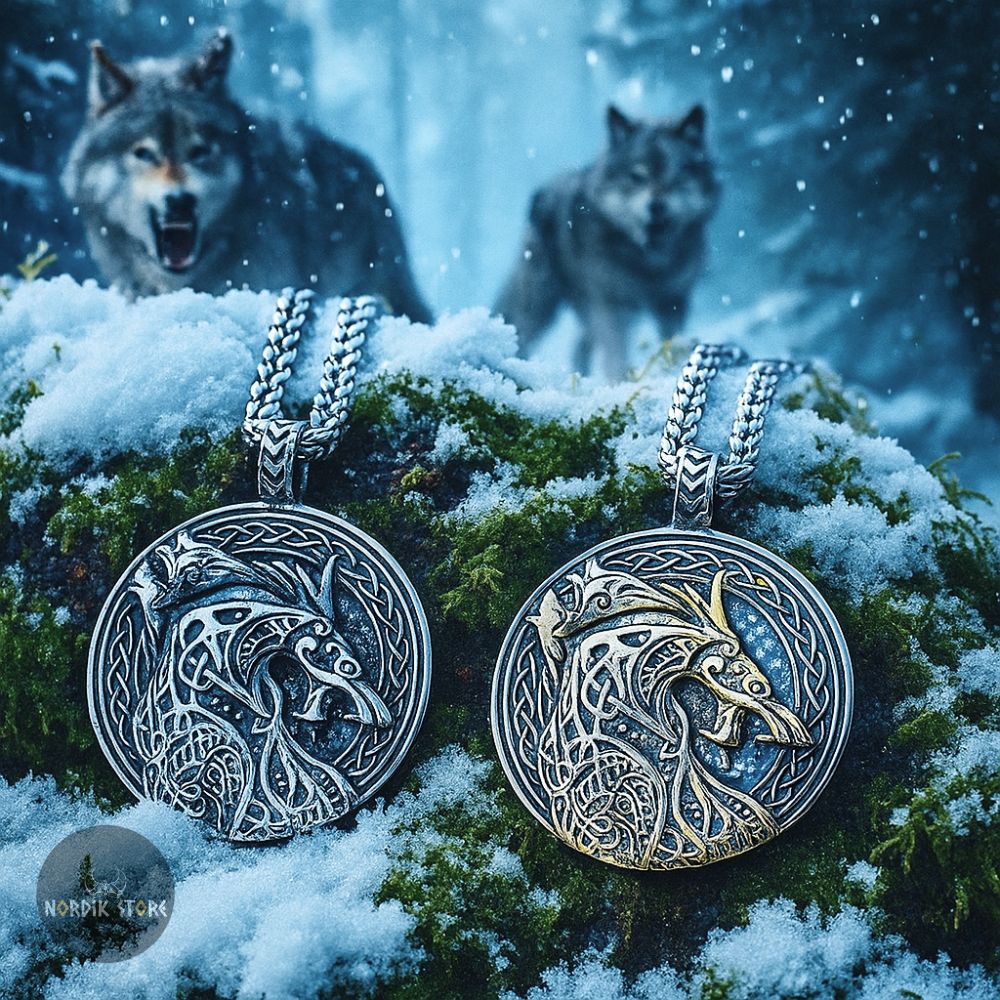 colliers vikings loup géant Fenrir, cadeaux