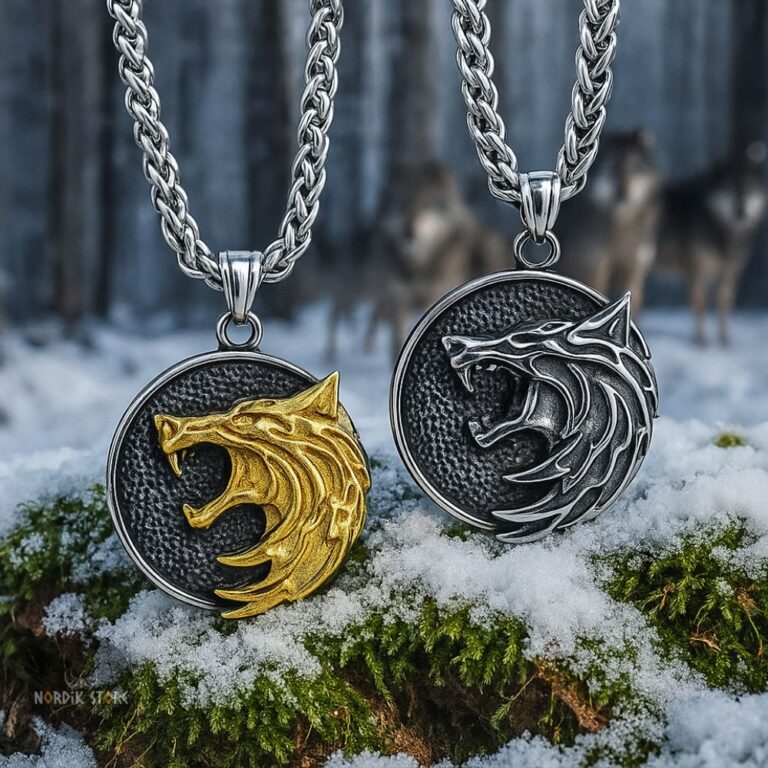 colliers viking Loup Vánargand, cadeaux