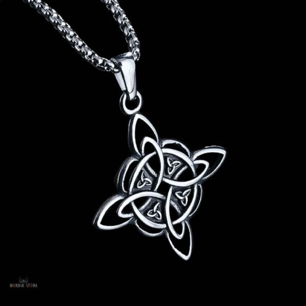 amulette entrelacs celtiques Triquetra, cadeau homme et ados