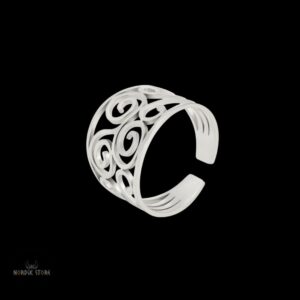 bague celtique Triskelion Velléda en argent, cadeau