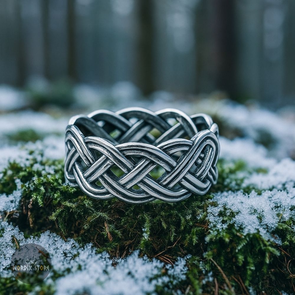 bague tresses celtes