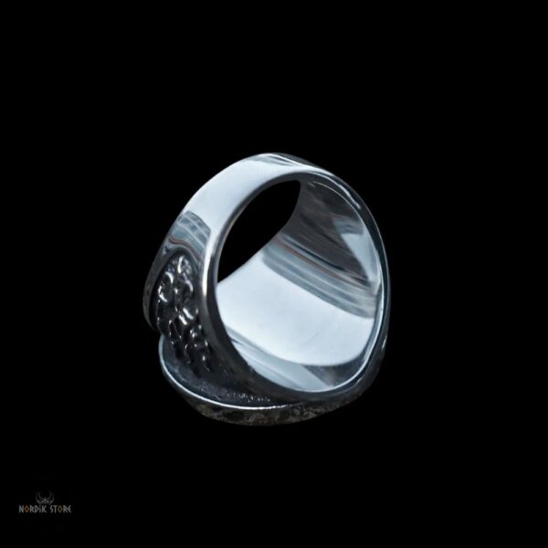 bague viking griffes du loup Fenrir en acier , cadeau homme et ados