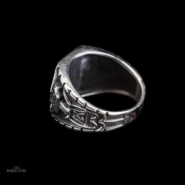 Bague viking Valknut marteau Mjöllnir, cadeau homme