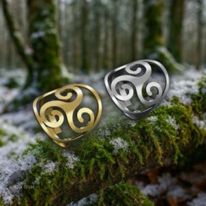 Bagues celtiques Triskel or argent, cadeaux