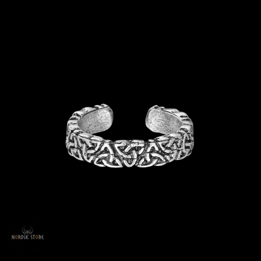 boucle d’oreille clip Anneau Celtique