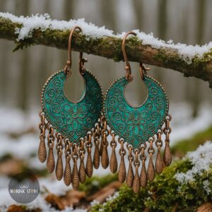 boucles d'oreilles celtiques Entrelacs en alliage, cadeau