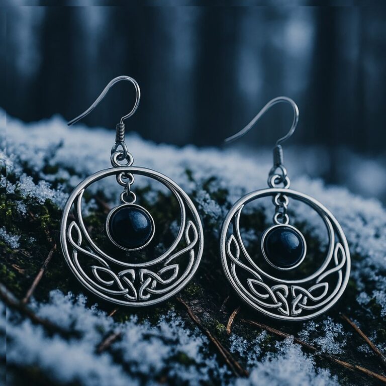 boucles d'oreilles Triskel, cadeau