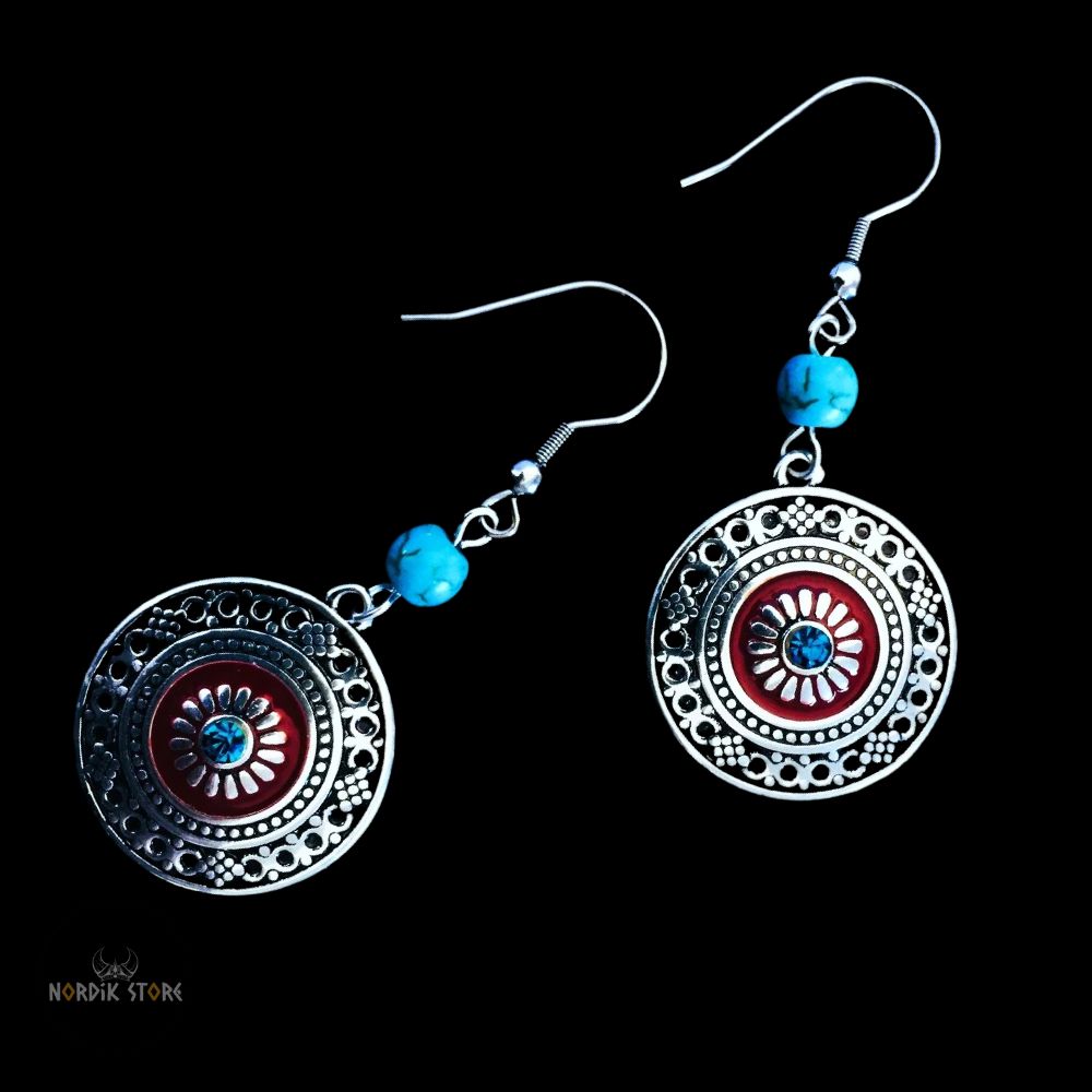 boucles d'oreilles viking de la reine Thyra, cadeau