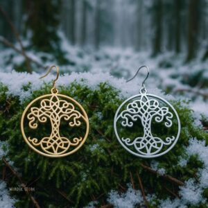 boucles d'oreilles viking Yggdrasil cadeaux femme