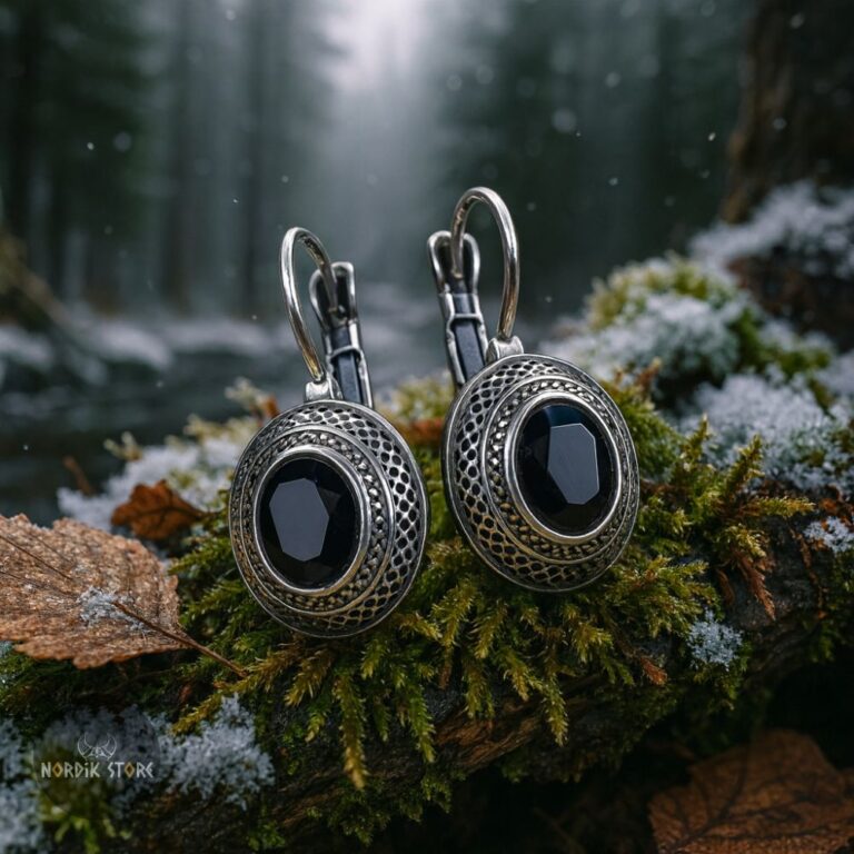 boucles d'oreilles Vikings skjaldmö, cadeau femme et ados