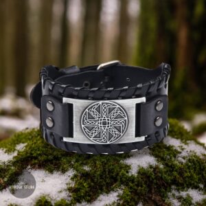 bracelet de force viking roue solaire, cadeau