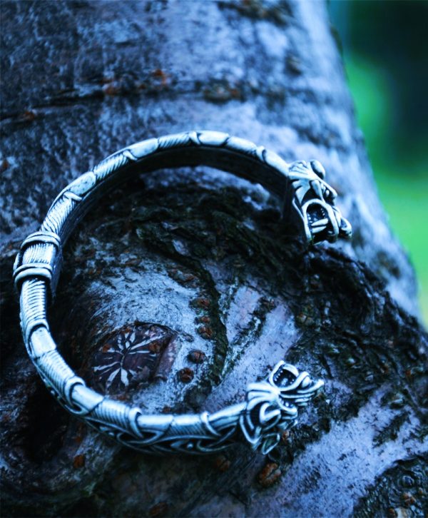 Bracelet viking crocs de loup Fenrir