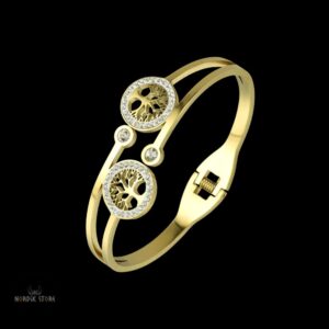 bracelet viking valkyries arbre de vie or, cadeau femme