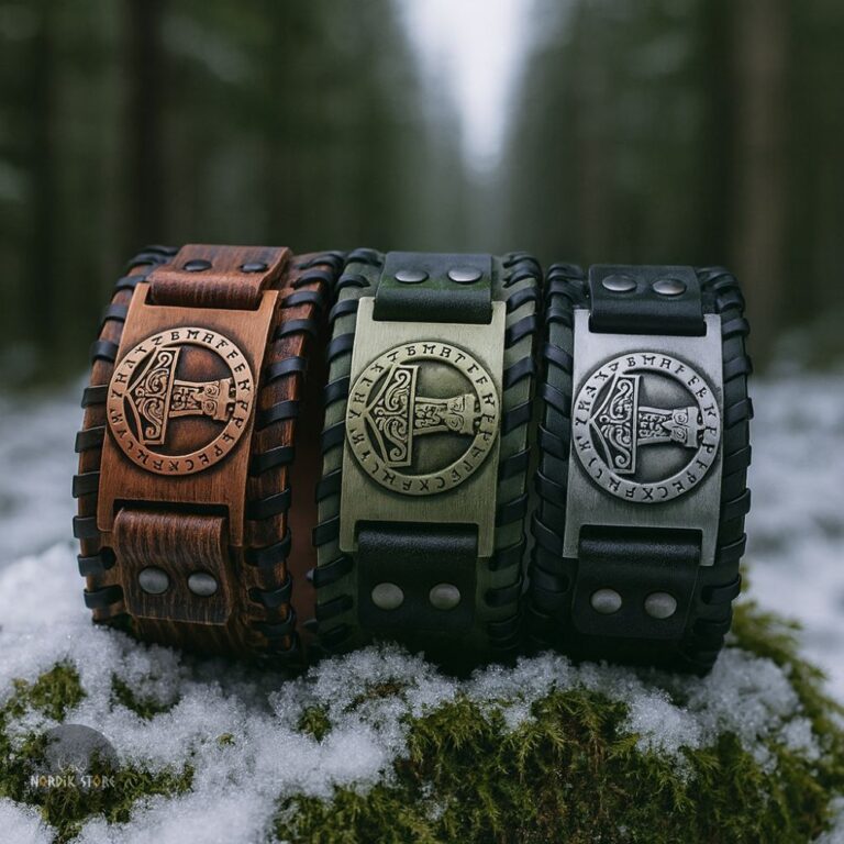 bracelets de force vikings Mjöllnir, cadeaux
