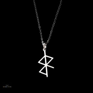 collier viking fusion des runes argent, cadeau