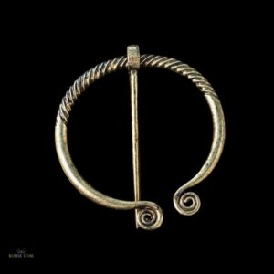 fibule viking Gunnar Hamundarson en acier bronze, cadeau